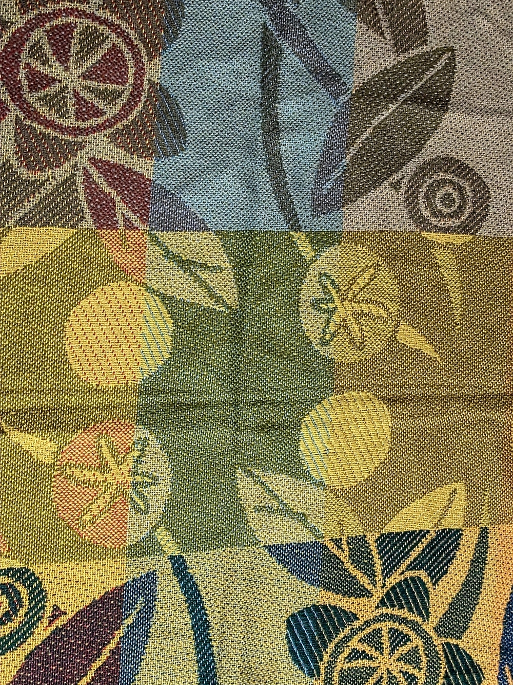 betmar Italian Bold Floral Woven Scarf